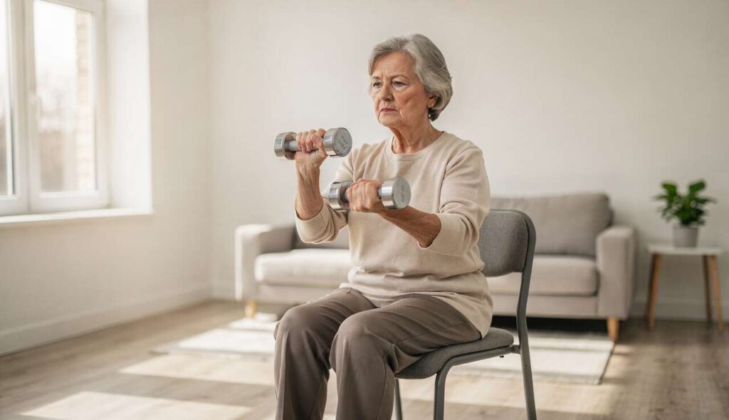 Ćwiczenia na krześle po 65-tce: 5 ruchów, które wzmacniają core bez obciążania stawów