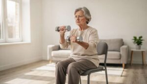 Ćwiczenia na krześle po 65-tce: 5 ruchów, które wzmacniają core bez obciążania stawów