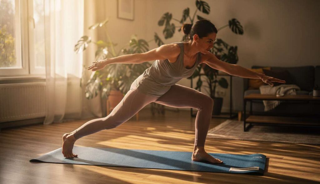 3-minutowa rozgrzewka poranna, która poprawia mobilność bioder szybciej niż stretching