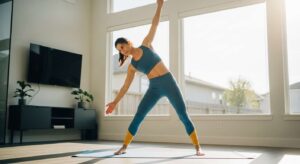 10 minut ćwiczeń brzucha na stojąco — rutyna, która zastępuje siłownię w marcu