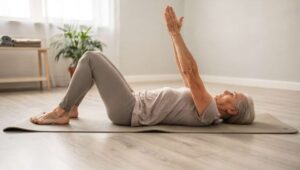 Dead bug wygrywa z brzuszkami: to ćwiczenie na brzuch, które chroni kręgosłup po 50-tce