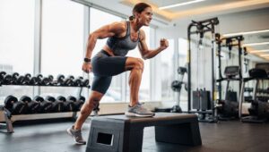 Zamiast bieżni spróbuj step-up: ćwiczenie na nogi, które spala więcej kalorii w 10 minut