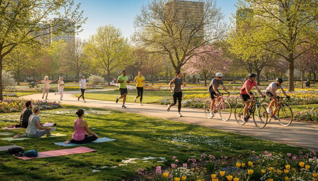 Pierwszy dzień wiosny 2026: 4 ćwiczenia na świeżym powietrzu, które pobudzą ciało po zimie