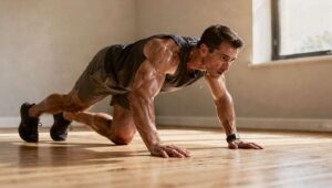 Bear crawl spala 3 razy więcej kalorii niż spacer, a wystarczy metr kwadratowy podłogi