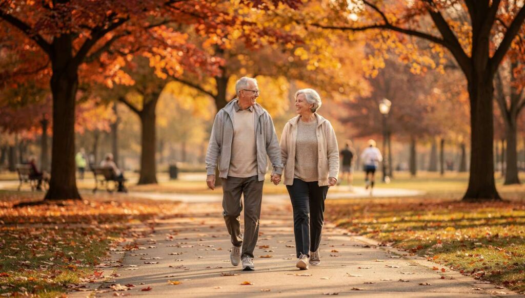 Polskie Towarzystwo Kardiologiczne zaleca: tyle minut marszu chroni serce po 60. roku życia