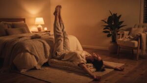 Masz 3 minuty przed snem? Legs up the wall to pozycja, która redukuje obrzęki i stres