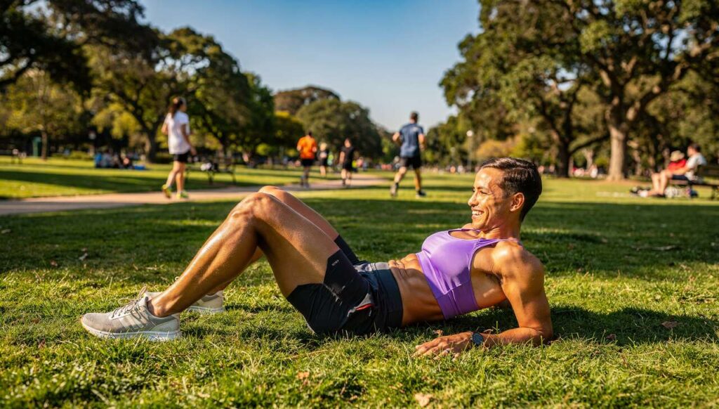 Trzy ćwiczenia na brzuch skuteczniejsze niż plank według PTK, a nie potrzebujesz maty